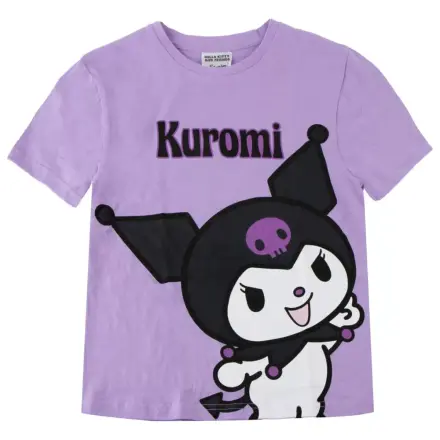 Hello Kitty Kuromi Purple dětské tričko s krátkým rukávem, top fotografii produktu