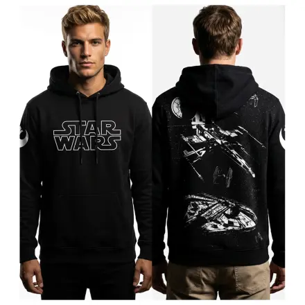 Star Wars Spaceships Universe Anniversary mikina s kapucí fotografii produktu