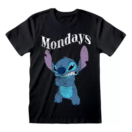 Lilo & Stitch tričko Stitch Mondays Black fotografii produktu