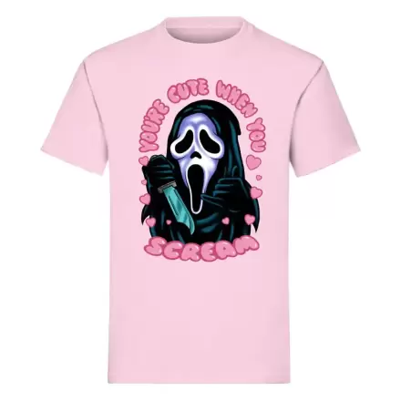 Scream tričko Ghost Face You're Cute when you Scream fotografii produktu