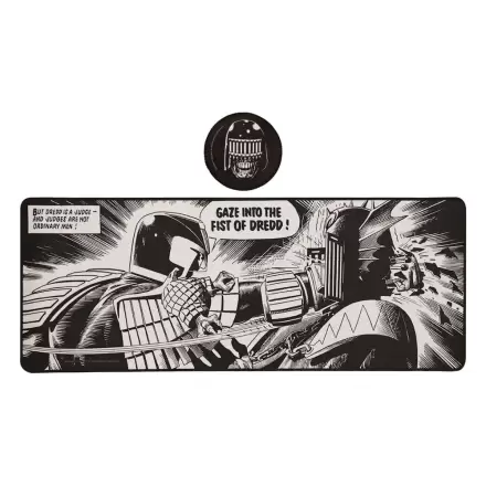 2000 AD podložka na stůl a sada podtácků Judge Dredd fotografii produktu