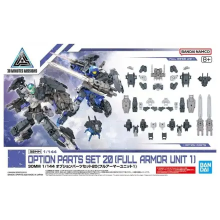 30MM 1/144 sada volitelných dílů 20 (Full Armor Unit 1) modelová stavebnice fotografii produktu
