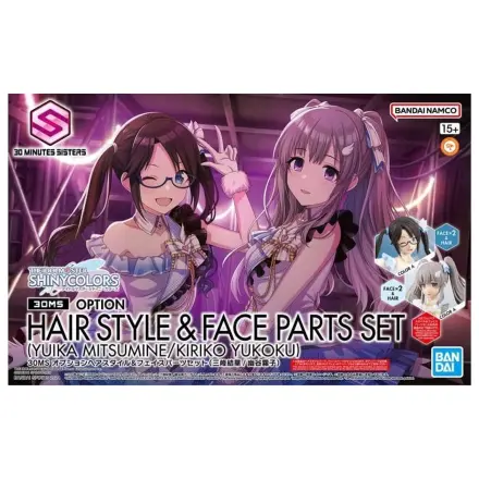 30MS Option Hair style & face parts set (Yuika/Mitsumine) - Model Kit fotografii produktu