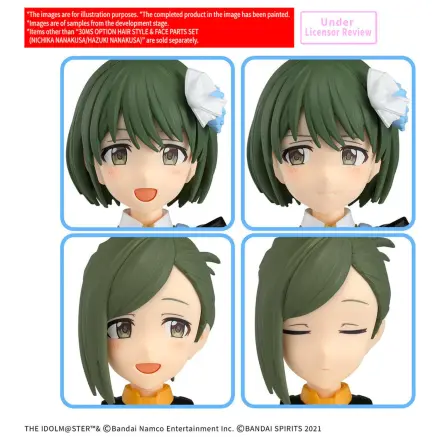 30MS Volitelná sada vlasů a obličejových dílů Nichika Hazuki Nanakusa Accessory 30 Minutes Sisters fotografii produktu