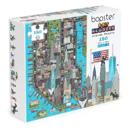 8-Bit Pixel Puzzle New York Level 1 180 dílků termékfotója