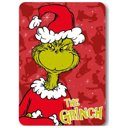 The Grinch červená vánoční fleecová deka 100x140cm fotografii produktu