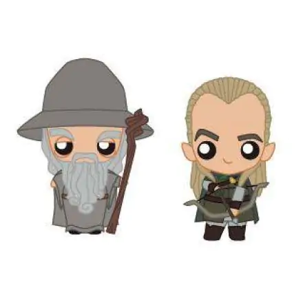 Lord of the Rings Pokis Gumové Minifigurky Gandalf & Legolas 6 cm fotografii produktu