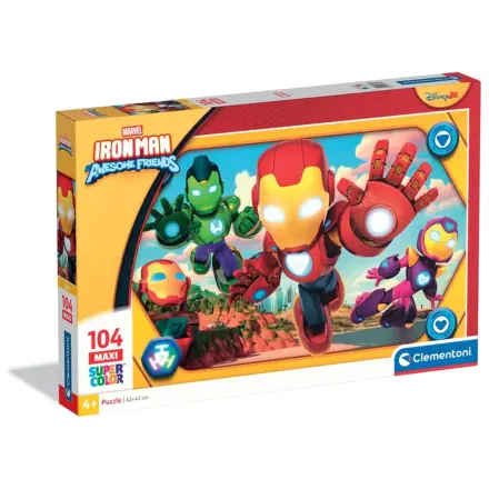 Iron Man and His Super Team Hero Squad 104dílné maxi puzzle fotografii produktu