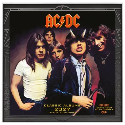 AC/DC Kalendář Alba 2027 30 x 30 cm fotografii produktu