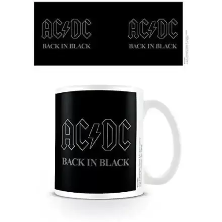 AC/DC Hrnek Černý v Černé fotografii produktu
