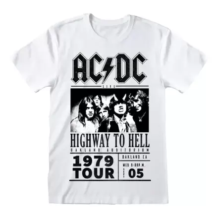 AC/DC Tričko Highway To Hell 1979 Tour Bílá termékfotója