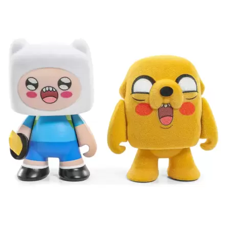 Adventure Time Mini-Figure 2-Pack Finn & Jake Flocked 7 cm, 2 kusy fotografii produktu