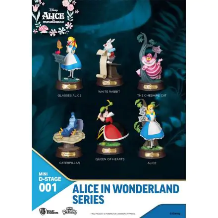 Alice in Wonderland Mini Diorama Stage Sošky 6-balení 10 cm fotografii produktu