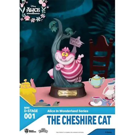 Alice in Wonderland Mini Diorama Stage PVC Soška The Cheshire Cat 10 cm fotografii produktu