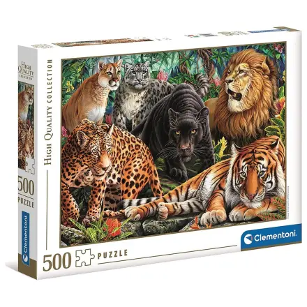 Animal Wild Cats 500dílné puzzle fotografii produktu