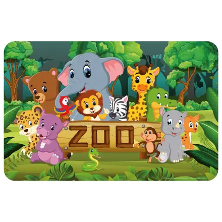 Podložka na stůl Zvířecí Zoo 43x28 cm fotografii produktu
