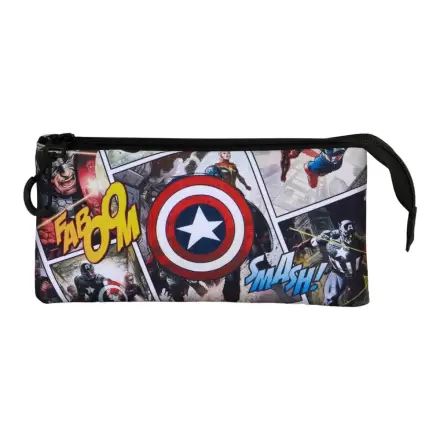 Marvel Captain America Comic trojitý penál fotografii produktu
