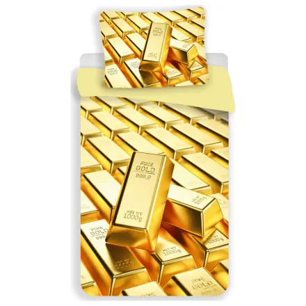Gold Bar Gold povlak na mikrovláknovou peřinu fotografii produktu