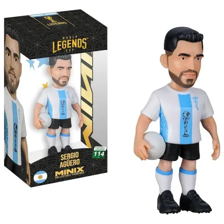 ARGENTINA Agüero figurka Minix World Legends Cup 12cm fotografii produktu