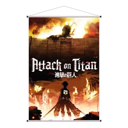 Attack on Titan nástěnná roleta Colossal Titan 60 x 90 cm fotografii produktu