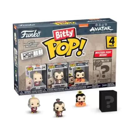 Avatar The Last Airbender Bitty Funko POP! Vinylová figurka 4-balení Iroh 2,5 cm termékfotója