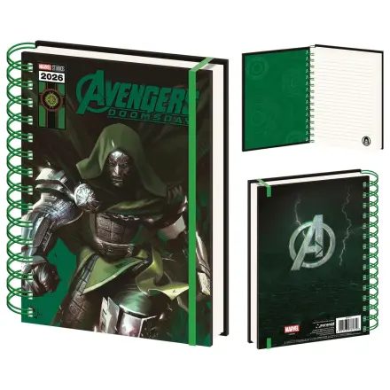 Avengers Doomsday Doctor Doom A5 lentikulární zápisník fotografii produktu