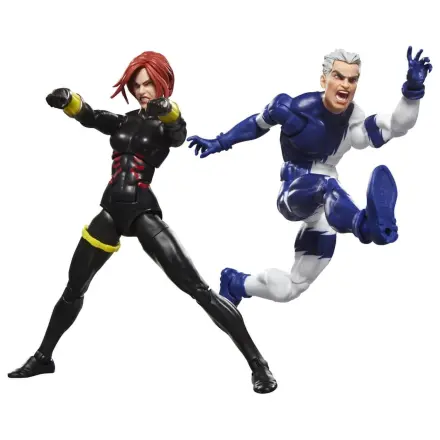 Avengers Marvel Legends Akční figurka 2-balení Black Widow a Quicksilver 15 cm fotografii produktu