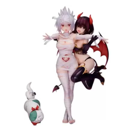 Ayakashi Triangle PVC socha Matsuri Kazamaki & Suzu Kanade & Shirogane 25 cm fotografii produktu