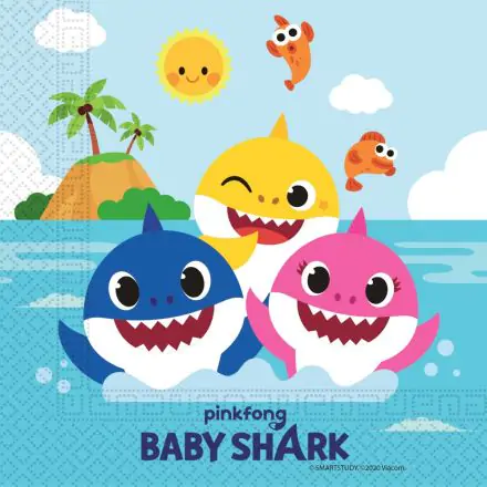 Baby Shark ubrousky 20 ks fotografii produktu