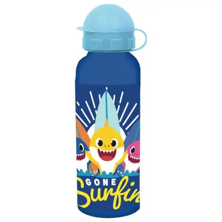 Baby Shark Wave hliníková láhev na vodu s pítkem, 520 ml fotografii produktu