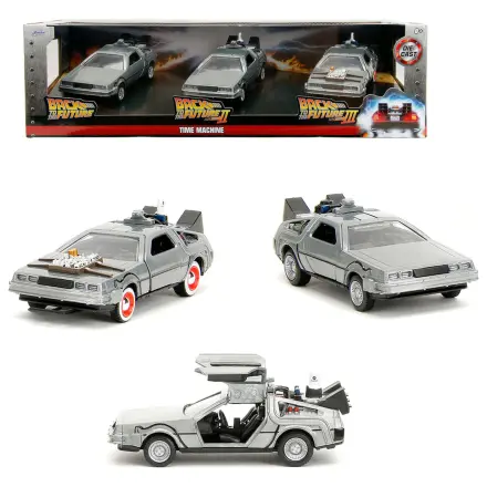 Back to the Future 40th Anniversary Time Machine pack 3dílná sada Delorean fotografii produktu