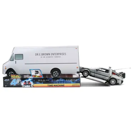 Back to the Future 40th Anniversary Time Machine Hollywood Rides replika DeLorean fotografii produktu