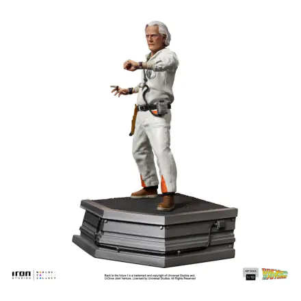 Back to the Future Umělecká Měřítková socha 1/10 Doc Brown 22 cm fotografii produktu