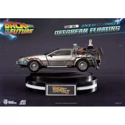 Back to the Future Egg Attack Floating Statue Back to the Future II DeLorean Standard Version 20 cm - Plovoucí soška fotografii produktu