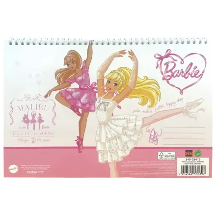 Barbie Ballerina A4 Spirální skicák, 30 listů fotografii produktu