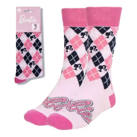 Barbie Ponožky Logo Růžové 36-43 fotografii produktu