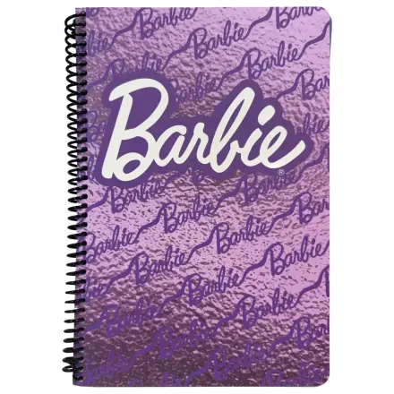 Barbie fialový B/5 linkovaný spirálový sešit 70 listů fotografii produktu