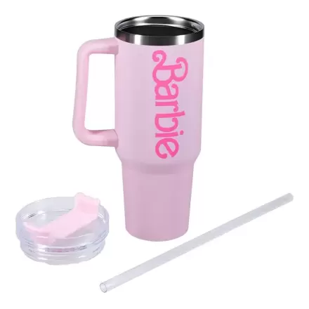 Barbie termo hrnek s brčkem 1200 ml termékfotója