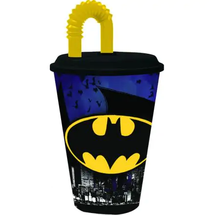 Batman hrnek s brčkem, plastový 430 ml fotografii produktu
