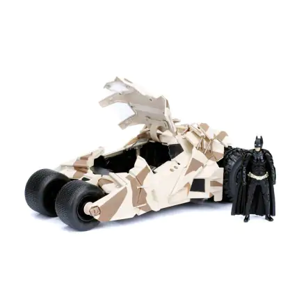 Batman The Dark Knight Diecast Model 1/24 2008 Batmobil maskovaný s figurkou termékfotója