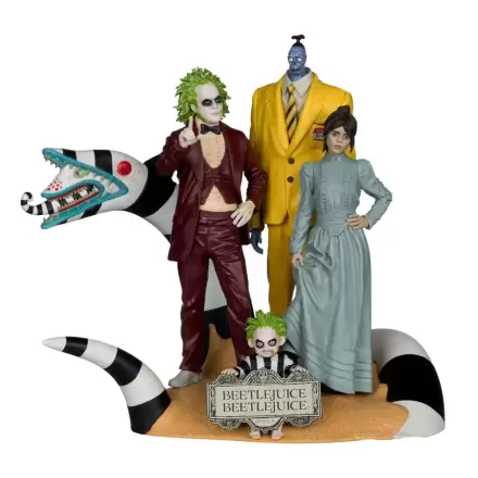 Beetlejuice Beetlejuice Movie Maniacs Sada 4 ks PVC sošek 15 cm fotografii produktu