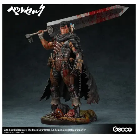 Berserk Socha 1/6 Guts Lost Children Arc The Black Swordsman Redecoration Ver. 38 cm fotografii produktu