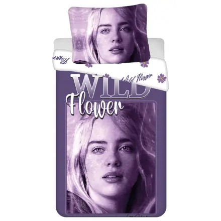 Billie Eilish Wild Flower povlak na přikrývku fotografii produktu