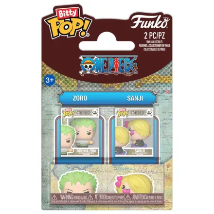 Bitty Funko POP balení 2 figurek One Piece Zoro a Sanji fotografii produktu