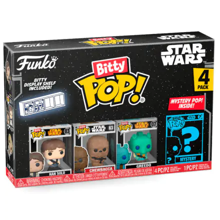 Star Wars Bitty POP! Vinylová figurka 4-balení Han Solo 2,5 cm termékfotója