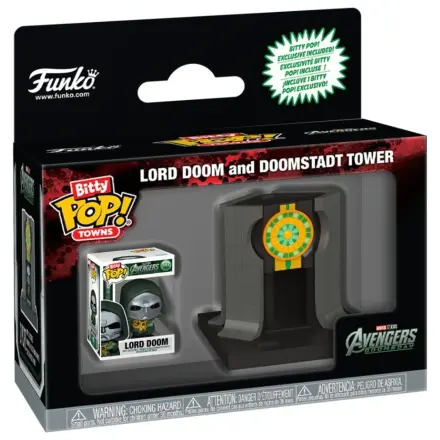 Bitty Funko POP figurka Ride Marvel Studios Avengers Doomsday Lord Doom And Doomstadt Tower fotografii produktu