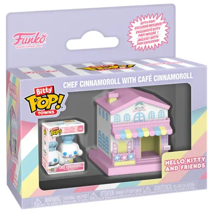 Malá Funko POP figurka Town Hello Kitty and Friends Chef Cinnamoroll With Cafe Cinnamoroll fotografii produktu
