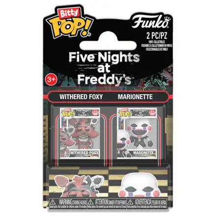 Bitty Funko POP figurkový balíček Five Nights at Freddys - Withered Foxy & Marionette fotografii produktu