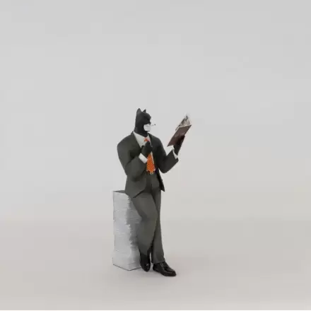 Blacksad: Blacksad na hromadě komiksů figurka fotografii produktu
