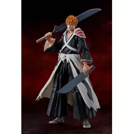 Bleach: Thousand-Year Blood War S.H. Figuarts akční figurka Ichigo Kurosaki Dual Zangetsu 16 cm termékfotója